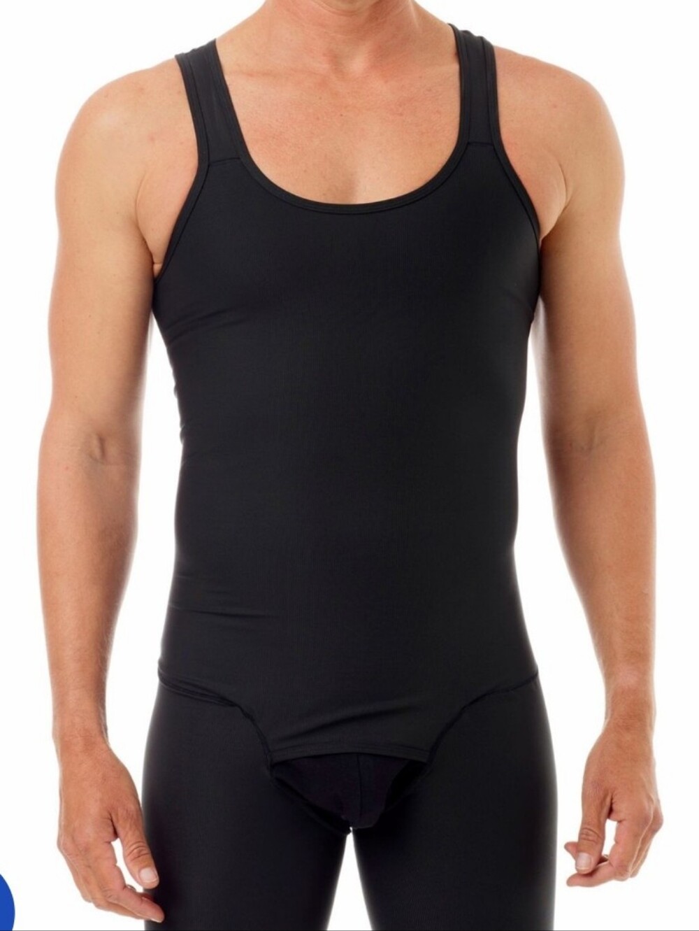 Men’s Body Shaper Support Underworks shapewear Black Size XL Made in USA